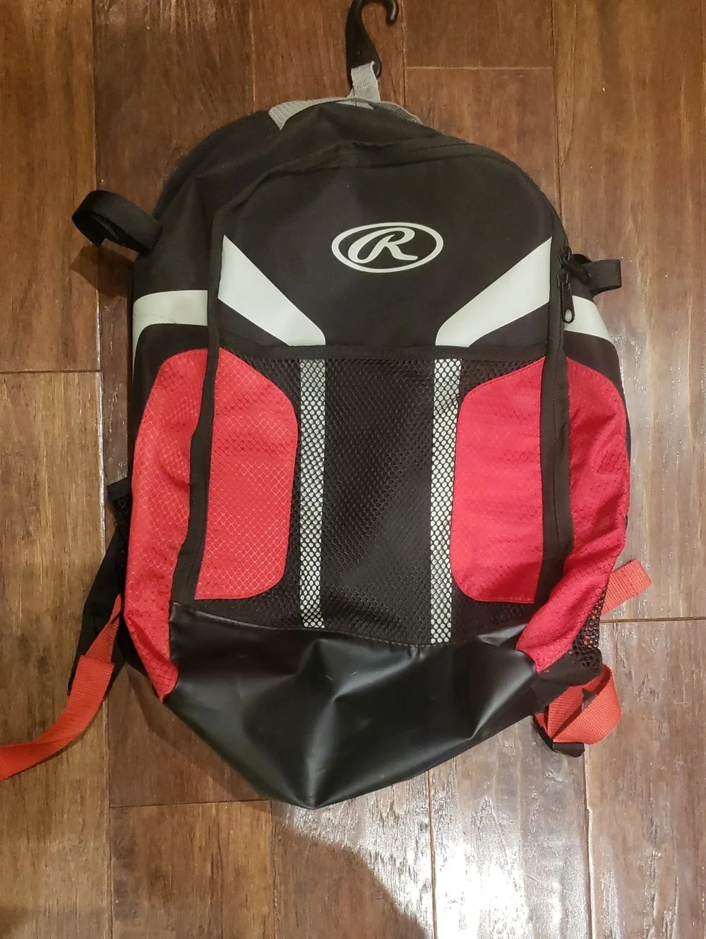 Rawlings Black and Red Athletic Backpack